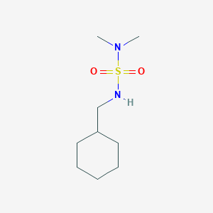 molecular formula C9H20N2O2S B7522145 (Dimethylsulfamoylamino)methylcyclohexane 