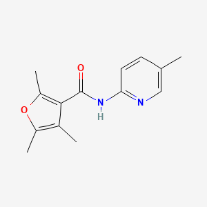 2,4,5-trimethyl-N-(5-methylpyridin-2-yl)furan-3-carboxamide