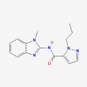 N-(1-methylbenzimidazol-2-yl)-2-propylpyrazole-3-carboxamide