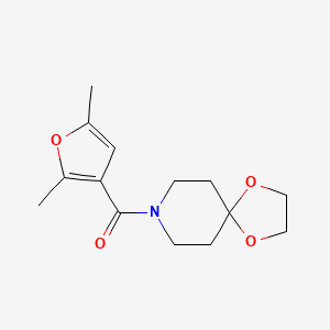 (2,5-Dimethylfuran-3-yl)-(1,4-dioxa-8-azaspiro[4.5]decan-8-yl)methanone