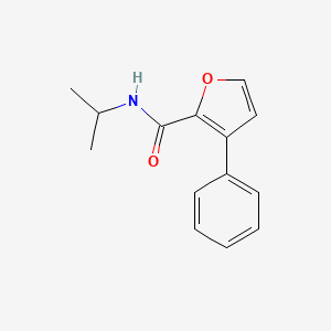 3-phenyl-N-propan-2-ylfuran-2-carboxamide