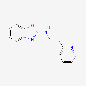 N-(2-pyridin-2-ylethyl)-1,3-benzoxazol-2-amine