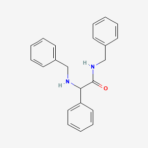 molecular formula C22H22N2O B7522838 N-苄基-2-(苄基氨基)-2-苯基乙酰胺 