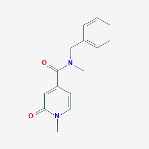 N-benzyl-N,1-dimethyl-2-oxopyridine-4-carboxamide