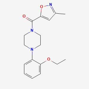 [4-(2-Ethoxyphenyl)piperazin-1-yl]-(3-methyl-1,2-oxazol-5-yl)methanone