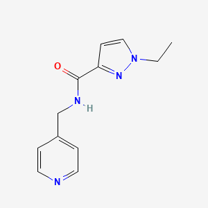 1-ethyl-N-(pyridin-4-ylmethyl)pyrazole-3-carboxamide