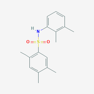 molecular formula C17H21NO2S B7523007 N-(2,3-dimethylphenyl)-2,4,5-trimethylbenzene-1-sulfonamide 