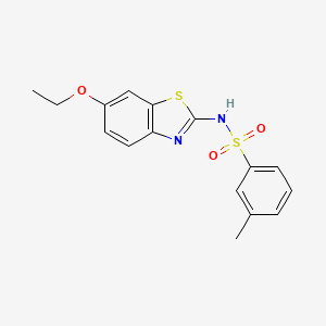 N-(6-ethoxy-1,3-benzothiazol-2-yl)-3-methylbenzenesulfonamide