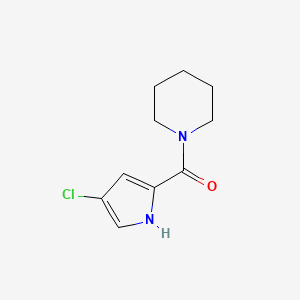 molecular formula C10H13ClN2O B7523173 (4-chloro-1H-pyrrol-2-yl)-piperidin-1-ylmethanone 