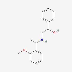 2-[1-(2-Methoxyphenyl)ethylamino]-1-phenylethanol