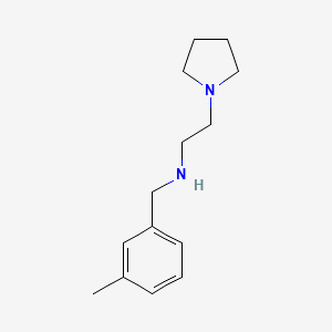 N-(3-methylbenzyl)-2-(pyrrolidin-1-yl)ethanamine