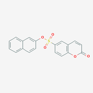 naphthalen-2-yl 2-oxo-2H-chromene-6-sulfonate