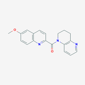 3,4-dihydro-2H-1,5-naphthyridin-1-yl-(6-methoxyquinolin-2-yl)methanone