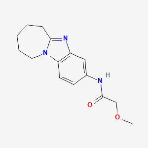 2-methoxy-N-(7,8,9,10-tetrahydro-6H-azepino[1,2-a]benzimidazol-3-yl)acetamide