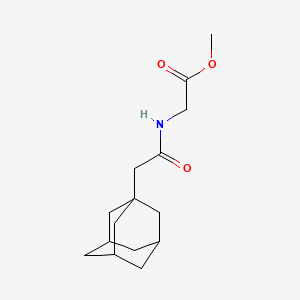 Methyl 2-[[2-(1-adamantyl)acetyl]amino]acetate