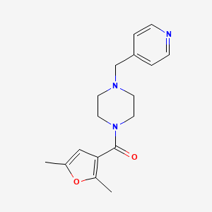 (2,5-Dimethylfuran-3-yl)-[4-(pyridin-4-ylmethyl)piperazin-1-yl]methanone