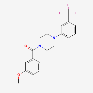 (3-Methoxyphenyl){4-[3-(trifluoromethyl)phenyl]piperazin-1-yl}methanone