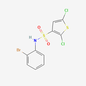 N-(2-bromophenyl)-2,5-dichlorothiophene-3-sulfonamide