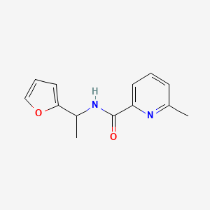 N-[1-(furan-2-yl)ethyl]-6-methylpyridine-2-carboxamide