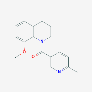 (8-methoxy-3,4-dihydro-2H-quinolin-1-yl)-(6-methylpyridin-3-yl)methanone