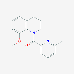 (8-methoxy-3,4-dihydro-2H-quinolin-1-yl)-(6-methylpyridin-2-yl)methanone