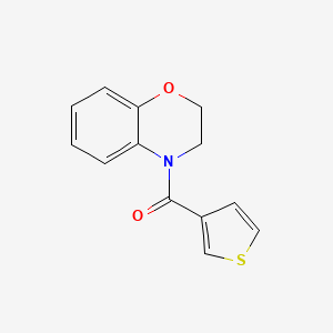 2,3-Dihydro-1,4-benzoxazin-4-yl(thiophen-3-yl)methanone