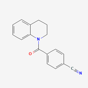 4-(3,4-dihydro-2H-quinoline-1-carbonyl)benzonitrile