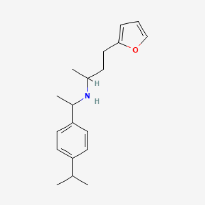 4-(furan-2-yl)-N-[1-(4-propan-2-ylphenyl)ethyl]butan-2-amine