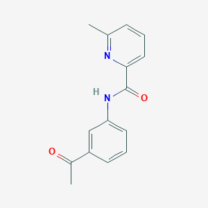 N-(3-acetylphenyl)-6-methylpyridine-2-carboxamide