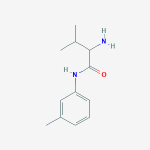 2-amino-3-methyl-N-(3-methylphenyl)butanamide