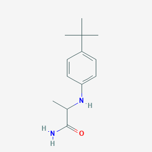 2-(4-Tert-butylanilino)propanamide