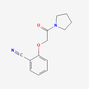 2-(2-Oxo-2-pyrrolidin-1-ylethoxy)benzonitrile