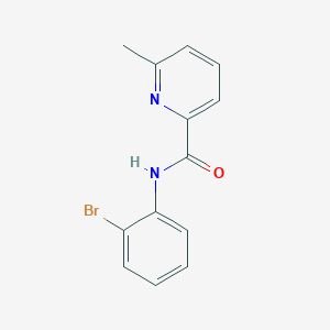 N-(2-bromophenyl)-6-methylpyridine-2-carboxamide