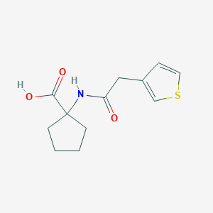 1-[(2-Thiophen-3-ylacetyl)amino]cyclopentane-1-carboxylic acid