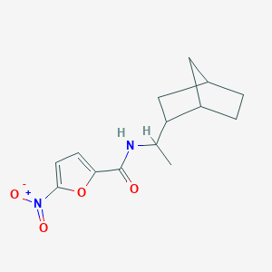 N-[1-(2-bicyclo[2.2.1]heptanyl)ethyl]-5-nitrofuran-2-carboxamide