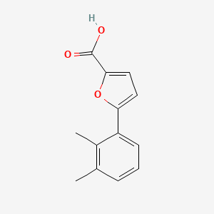 molecular formula C13H12O3 B7524738 5-(2,3-Dimethylphenyl)furan-2-carboxylic acid 