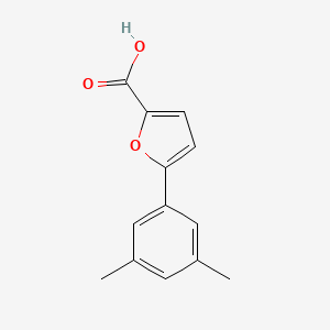 molecular formula C13H12O3 B7524741 5-(3,5-Dimethylphenyl)furan-2-carboxylic acid 