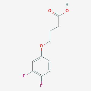 molecular formula C10H10F2O3 B7524775 4-(3,4-Difluorophenoxy)butanoic acid 