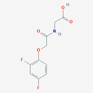 molecular formula C10H9F2NO4 B7524789 2-[[2-(2,4-Difluorophenoxy)acetyl]amino]acetic acid 