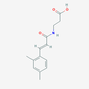 3-[[(E)-3-(2,4-dimethylphenyl)prop-2-enoyl]amino]propanoic acid