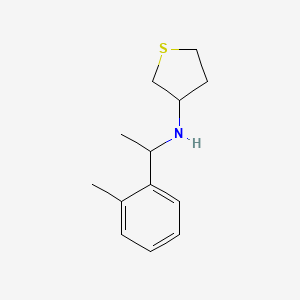 N-[1-(2-methylphenyl)ethyl]thiolan-3-amine