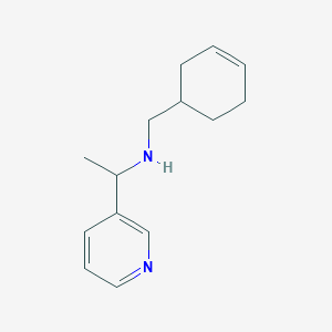 N-(cyclohex-3-en-1-ylmethyl)-1-pyridin-3-ylethanamine