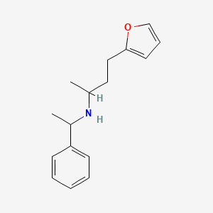 4-(furan-2-yl)-N-(1-phenylethyl)butan-2-amine