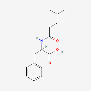 2-(4-Methylpentanoylamino)-3-phenylpropanoic acid