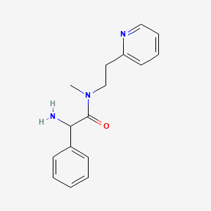 2-amino-N-methyl-2-phenyl-N-(2-pyridin-2-ylethyl)acetamide