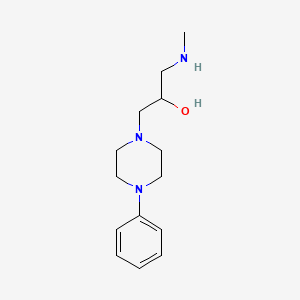 1-(Methylamino)-3-(4-phenylpiperazin-1-yl)propan-2-ol