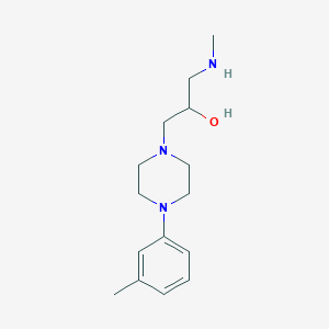 1-(Methylamino)-3-[4-(3-methylphenyl)piperazin-1-yl]propan-2-ol