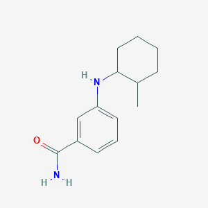 molecular formula C14H20N2O B7524974 3-[(2-Methylcyclohexyl)amino]benzamide 