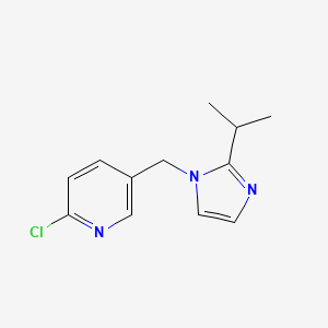 2-Chloro-5-[(2-propan-2-ylimidazol-1-yl)methyl]pyridine