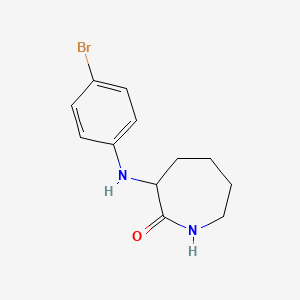 3-(4-Bromoanilino)azepan-2-one